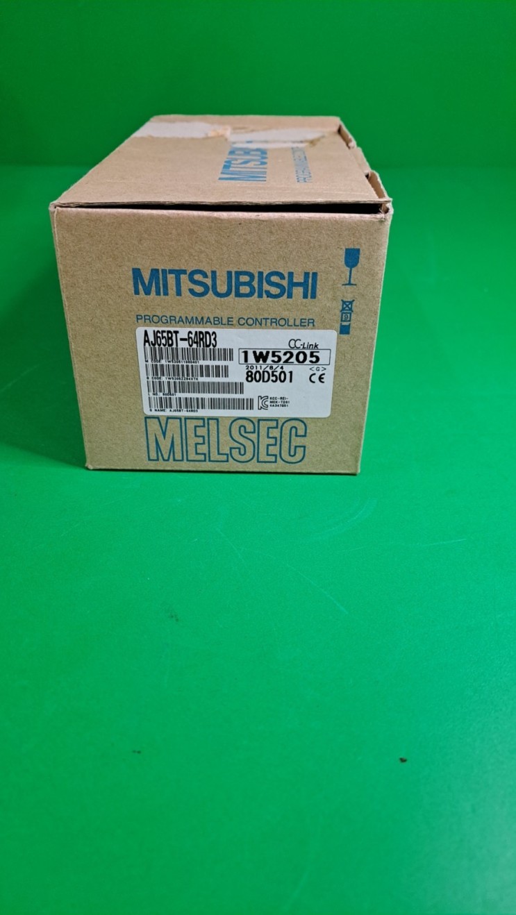 미쯔비시 CCLINK 씨씨링크 온도입력모듈 AJ65BT-64RD3 미사용 (판매)