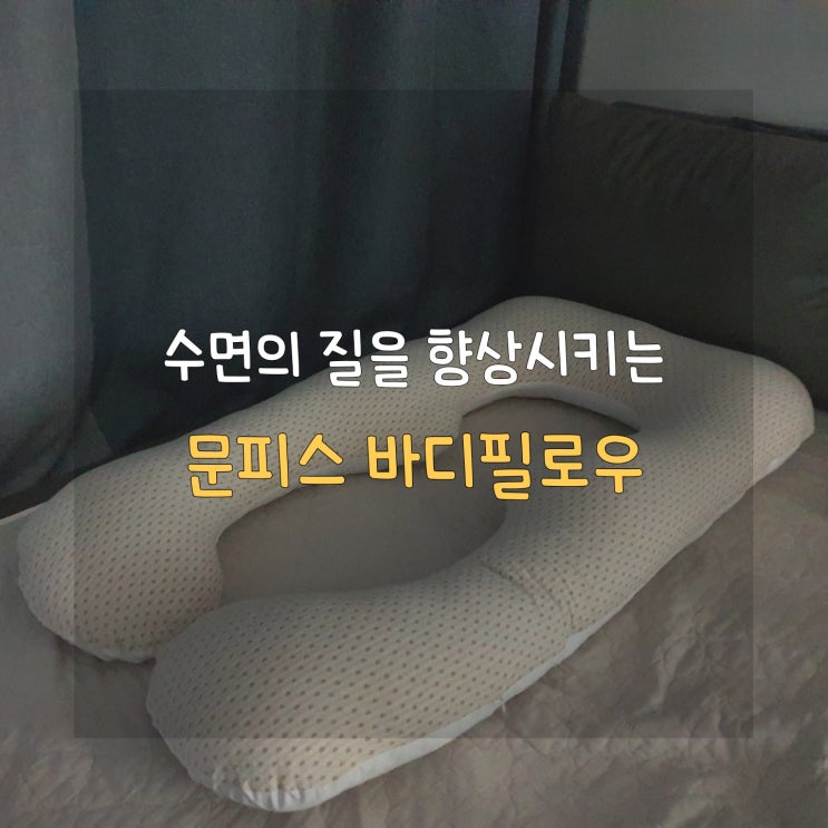  임산부 바디필로우 문피스로 수면 퀄리티 UP!