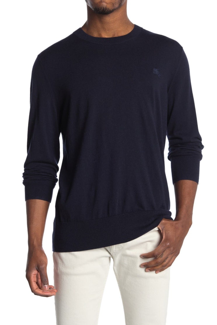 버버리 남성 캐시미어 스웨터 네이비 $177 (한국직배송 $9.99)