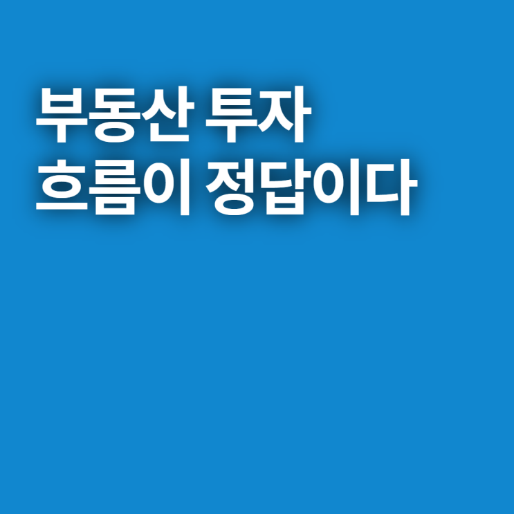 부동산 투자, 흐름이 정답이다 서평(저자 김수현, 부동산투자 도서 추천)