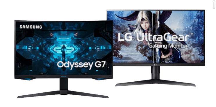  LG 32GK850F VS 삼성 오디세이 G7 고민하는 사람이라면