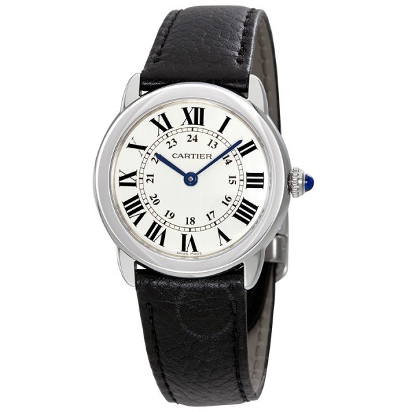 많이 찾는 [WSRN0019] Cartier Ronde Solo Silvered Light Opaline Dial Ladies Watch WSRN0019 추천합니다