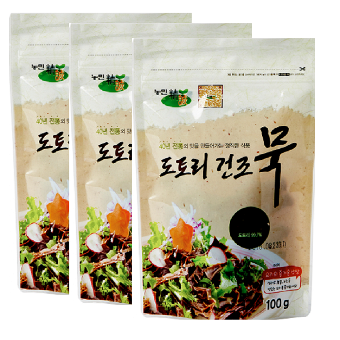 구매평 좋은 농민식품 국산도토리건조묵 100g x 3봉, 3개 추천해요 구매평 좋은 농민식품 국산도토리건조묵 100g x 3봉, 3개 추천해요