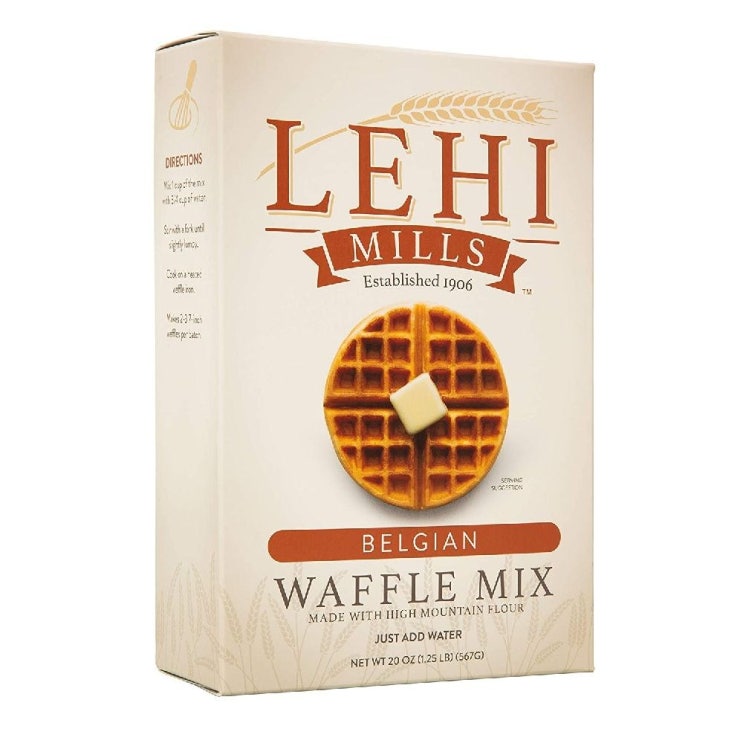 리뷰가 좋은 Lehi Roller Mills 레히 롤러 밀스 벨지엄 와플믹스 567g 6개, 1개, 1g ···