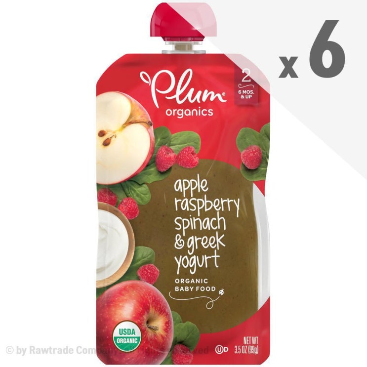 선택고민 해결 플럼 베이비 Plum 애플 라즈배리 시금치 그릭 요거트 6개월+ 2단계 짜먹는 파우치 이유식 99g x6팩, 1p, 상품상세참조 추천해요 선택고민 해결 플럼 베이비 Plum 애플 라즈배리 시금치 그릭 요거트 6개월+ 2단계 짜먹는 파우치 이유식 99g x6팩, 1p, 상품상세참조 추천해요