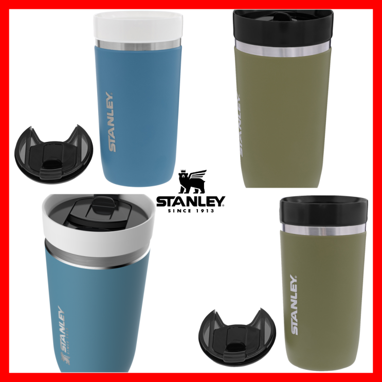 최근 많이 팔린 Stanley 스탠리 보온보냉 보온병 텀블러 BPA 프리 470ml 워터저그, 올리브 ···