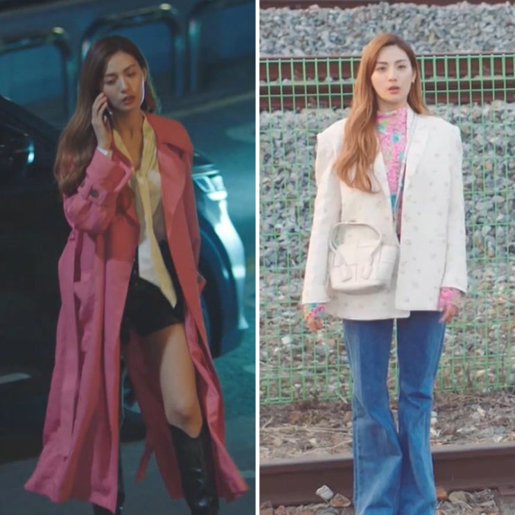  오 주인님 나나 옷 패션 트렌치코트 자켓 가방 롱슬리브탑 원피스 가디건 이뻐서 찾아봄!