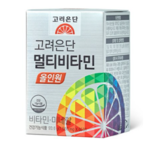 인기 많은 고려은단 멀티비타민 올인원 60정, 1개 좋아요 인기 많은 고려은단 멀티비타민 올인원 60정, 1개 좋아요