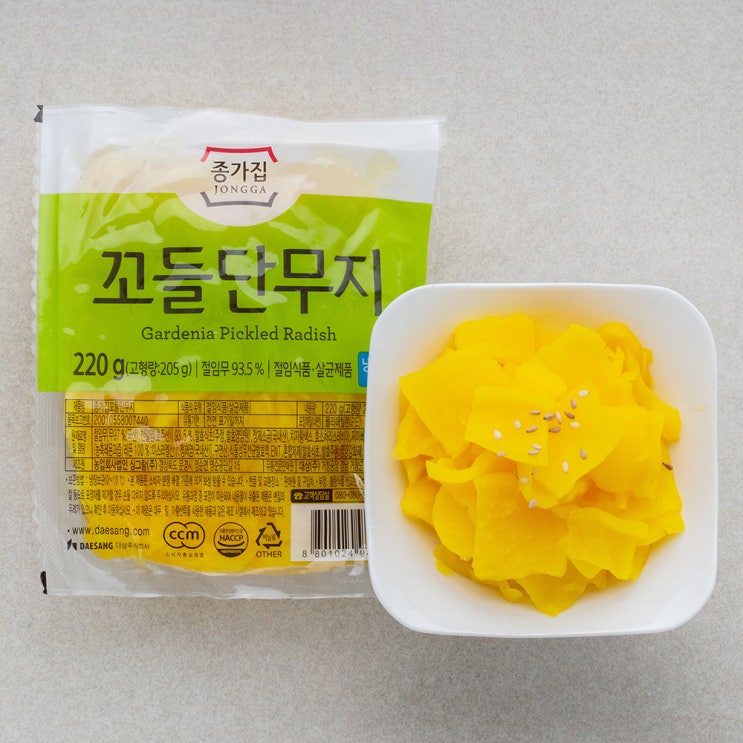 인지도 있는 종가집 꼬들단무지, 220g, 1개 추천해요