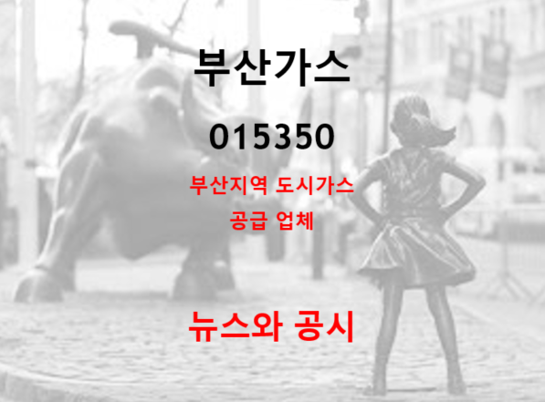  부산지역 도시가스 공급업체 부산가스 뉴스 및 공시