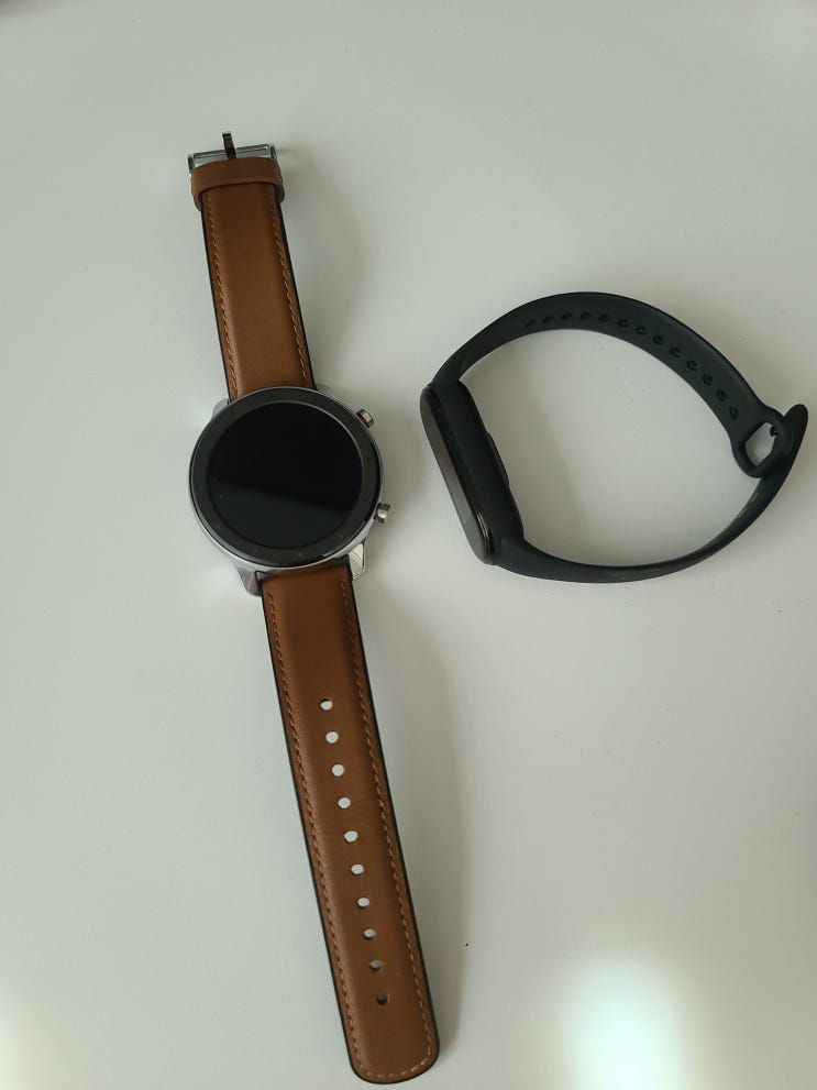  샤오미 미밴드3 ~ 4 ~ 5 ~ 어메이즈핏 GTR 47mm 사용 후기