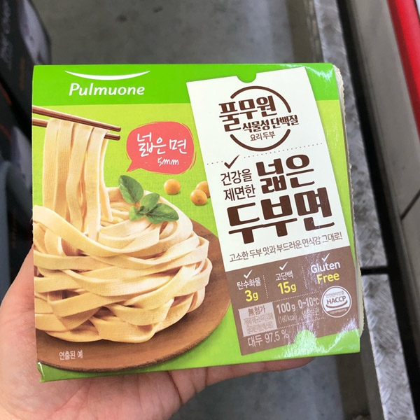 가성비 좋은 풀무원 넓은 두부면 100g, 일반포장 동절기만 좋아요