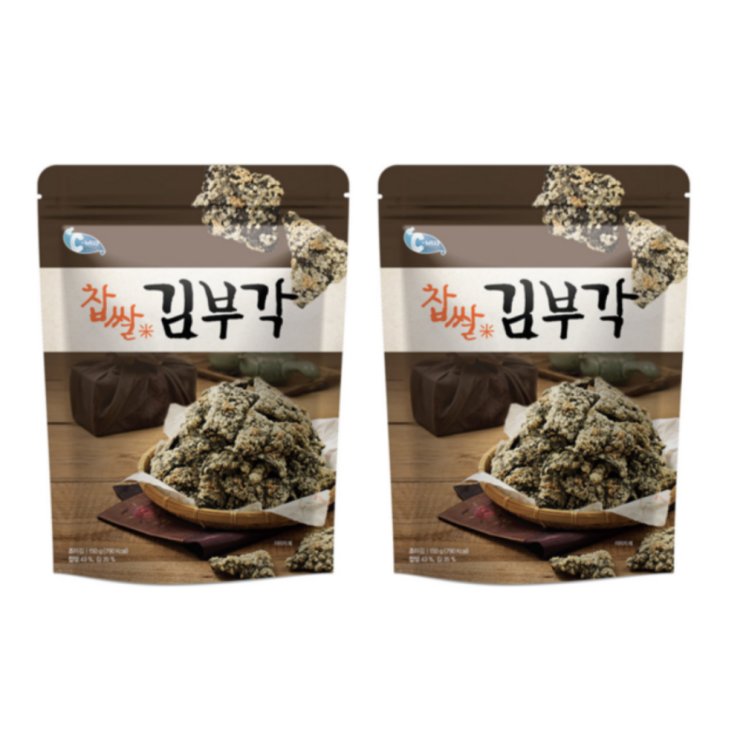 잘나가는 C-WEED 찹쌀 김부각 150g x 2봉, 150g x 2봉지 좋아요