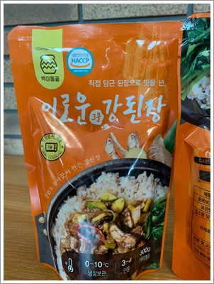  간편식으로 먹을 수 있는 강원도 홍천 백이동골 강된장 300g 5팩 1상자