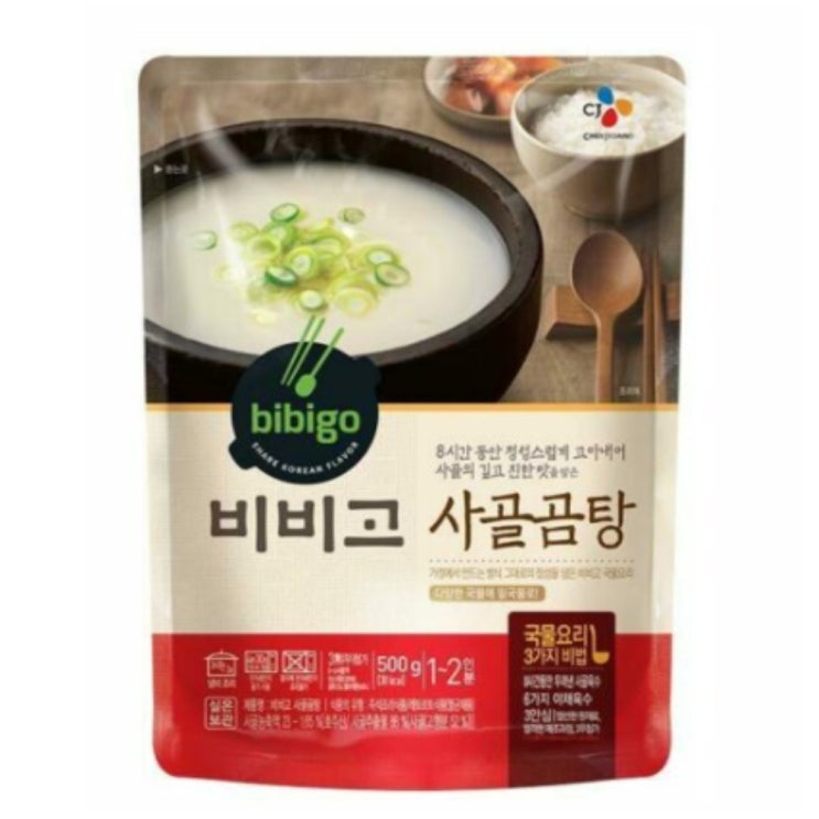 인기 급상승인 CJ 비비고 사골곰탕 500g / 사골육수 / 떡국 만둣국, 18팩 추천합니다