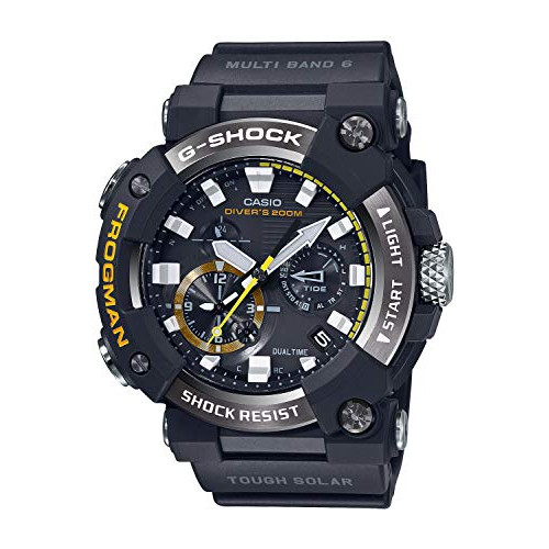 가성비 뛰어난 카시오 손목시계 G-SHOCK 지샥 Bluetooth 탑재 전파 솔라FROGMAN 카본 코어 가이드 구조 GWF-A1000-1AJF 맨즈 블랙 추천해요