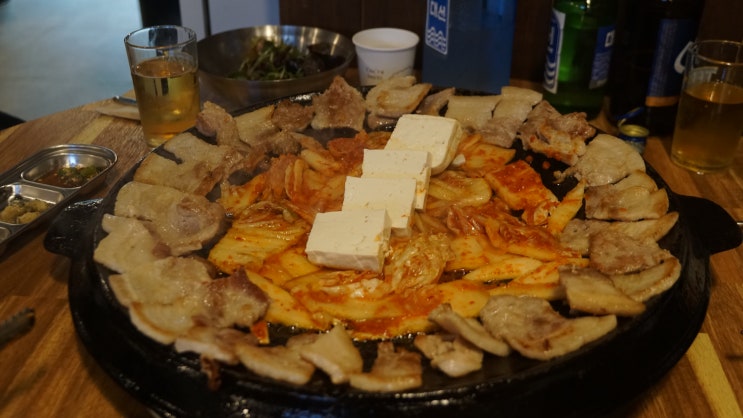  부산 부평동, 남포동 맛집 / 무쇠김치삼겹