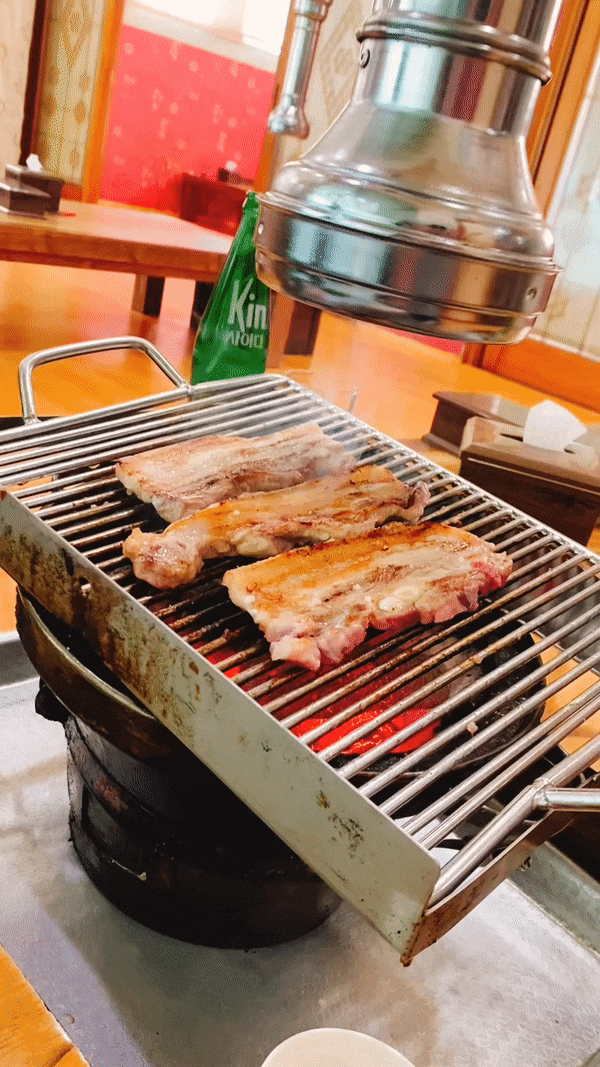  화로에 구워먹는 영암 원조금동식육식당, 내가 정말 애정하는 생삼겹 맛집