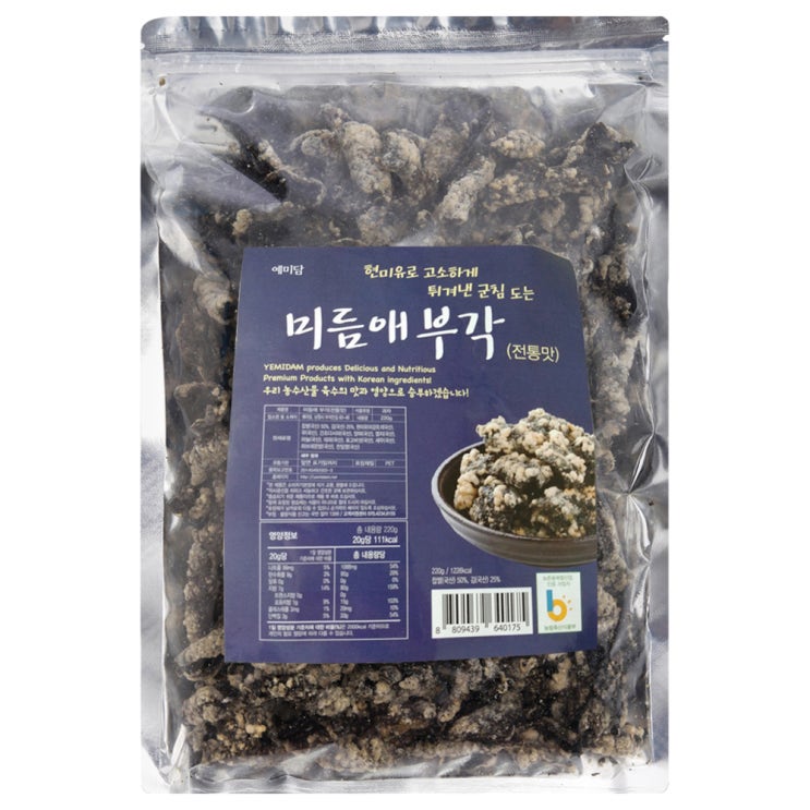 핵가성비 좋은 미듬애 부각 전통맛, 200g, 1개 추천합니다 핵가성비 좋은 미듬애 부각 전통맛, 200g, 1개 추천합니다