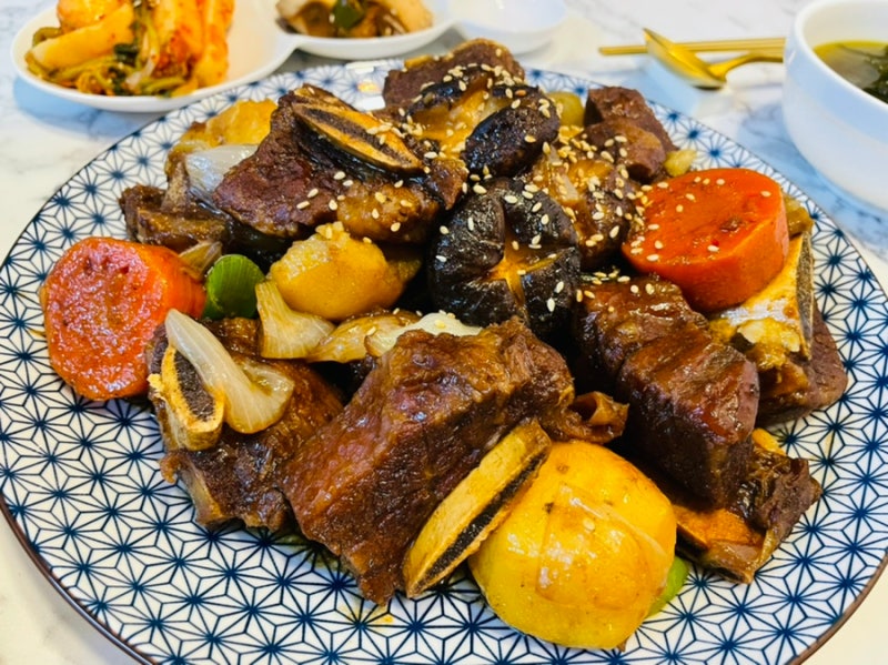소갈비찜 레시피 백설 소갈비양념으로 간단 갈비찜 만들기