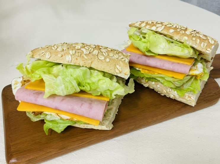  [피크닉 도시락 메뉴] 통밀빵 클럽샌드위치 만들기