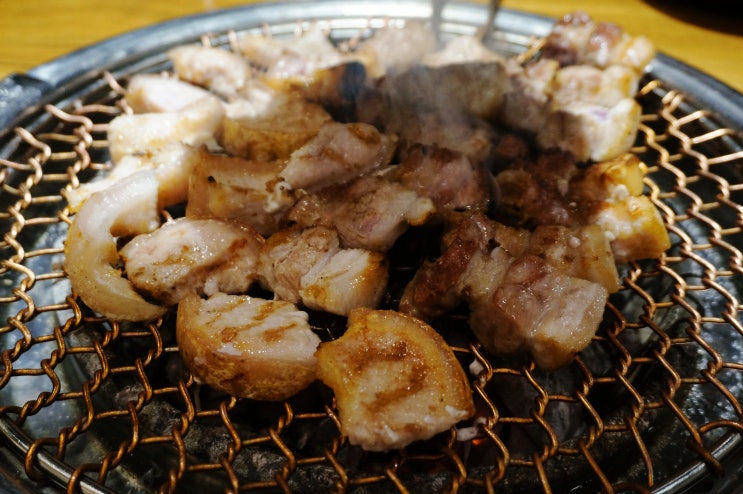  분당 정자역 고기집 강호식당 돼지고기 특수부위 껍살