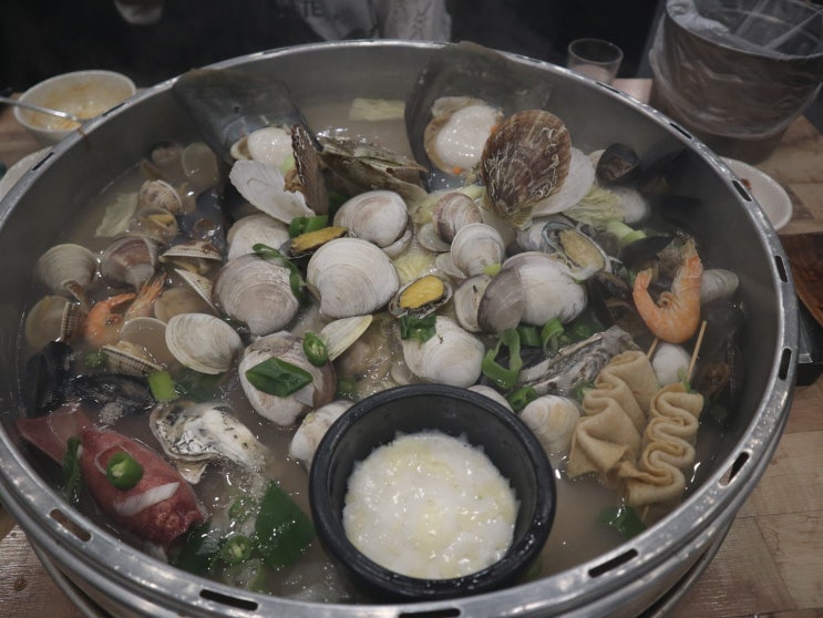  망포 택이네 조개전골 먹고왔어요