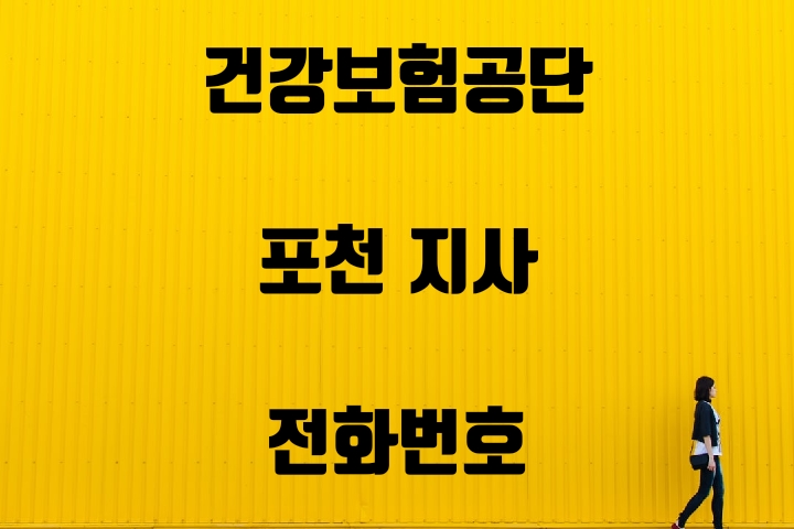  포천 건강보험지사 전화번호