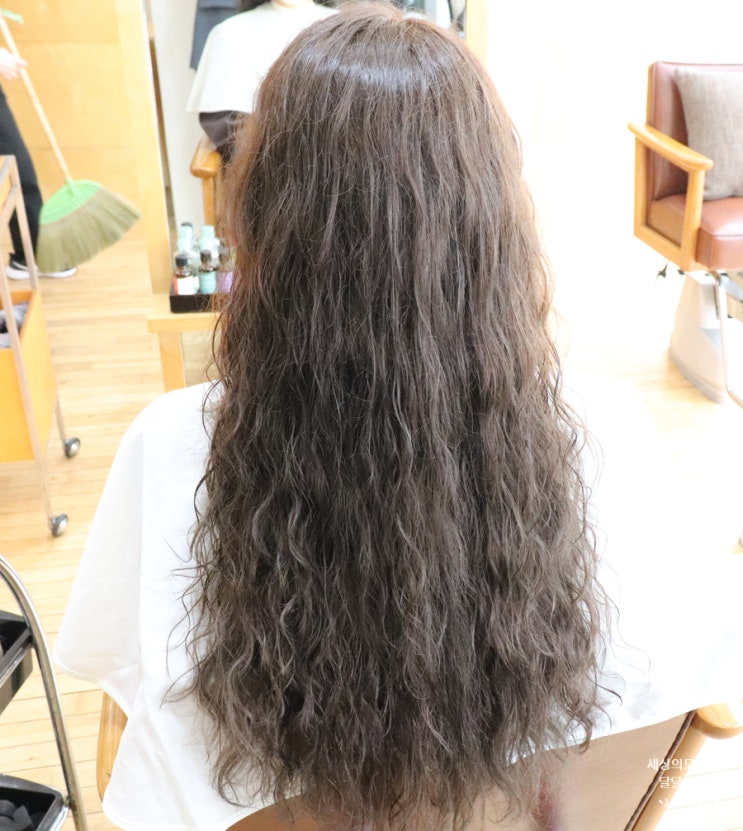  명동미용실추천 라리엔 톤다운 애쉬블루 염색 마음에 들어요