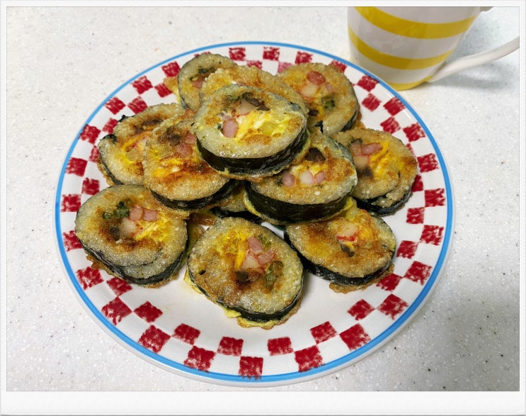  남은 김밥 맛있게 먹는 방법 (계란 김밥)