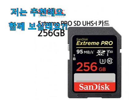  비교선택 "d 메모리카드 256 선택 너무 맘에듭니다