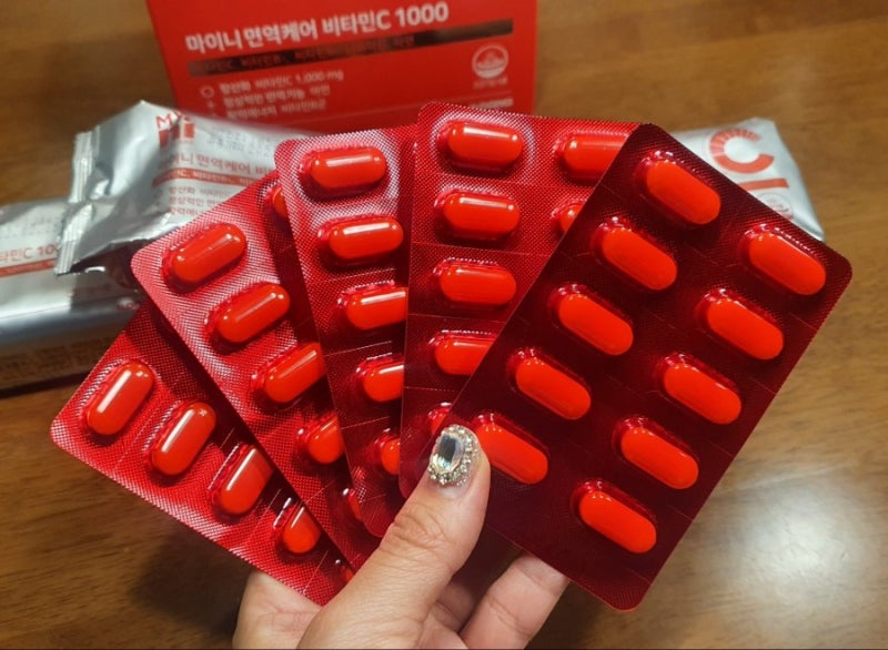 고함량 비타민C 추천 : 마이니 면역케어 비타민C 1000