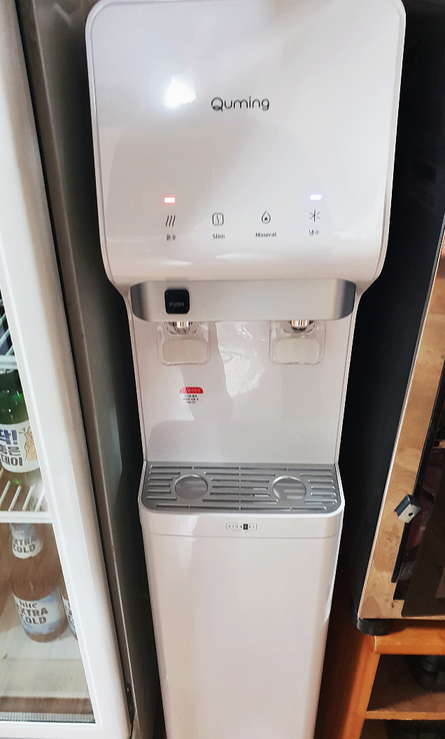  가성비 갑 사무실 업소용 정수기 현대큐밍 더퓨어 베이직(HP-830) P-B30 스탠드, 데스크 3년의무 월19,900원 렌탈혜택