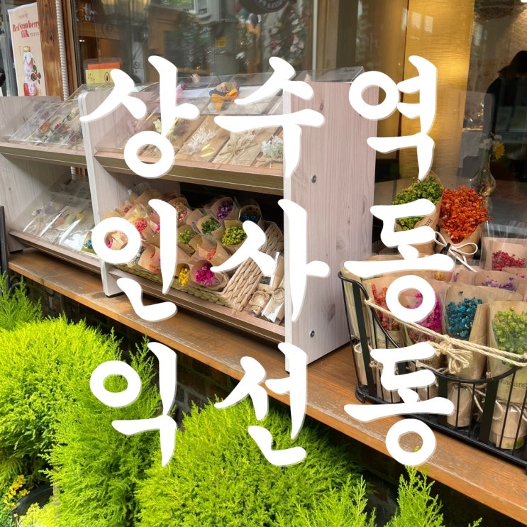  홍대(상수역), 인사동, 종로3가역 익선동 한옥거리 투어~