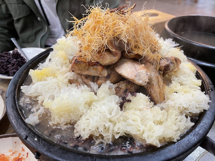  경기시흥_구워먹는 삼계탕?? 물부터 후식차까지 몸보신제대로 효도음식 눈꽃삼계탕 "퓨전굽는삼계탕"