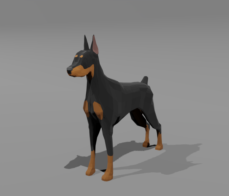  Blender lowpoly 모델링 연습