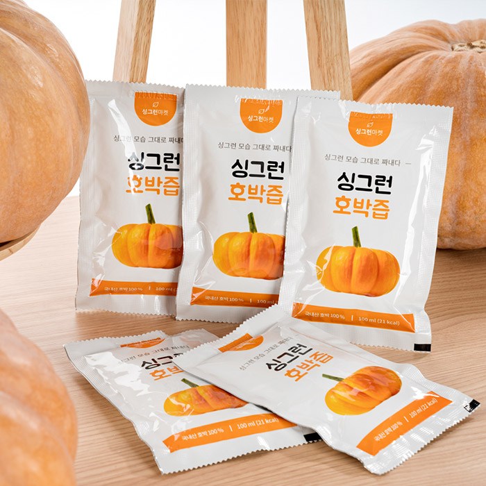 선호도 높은 싱그런 즙 호박즙, 50포, 100ml ··· 선호도 높은 싱그런 즙 호박즙, 50포, 100ml ···