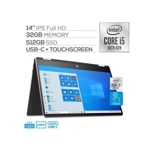 가성비갑 Newegg 2020 HP Pavilion x360 2 in 1 Touchscreen Laptop 14 IPS Full HD, 상세내용참조, 상세내용참조, 상세내용참조 추