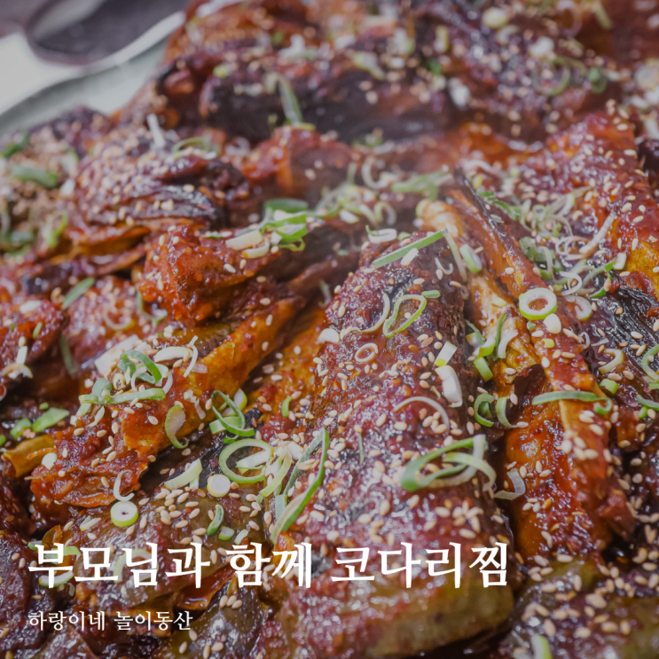  부모님과 함께 광주 봉선동 맛집 만찬 코다리찜 먹었어요