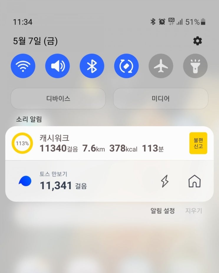  만보걷기D+10