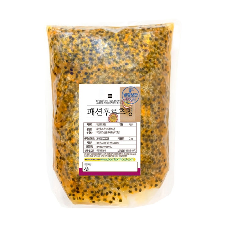 구매평 좋은 봄봄푸드 2kg 대용량 과일청 수제청 카페 납품, B17_패션후르츠청2kg, 1개 추천해요 구매평 좋은 봄봄푸드 2kg 대용량 과일청 수제청 카페 납품, B17_패션후르츠청2kg, 1개 추천해요
