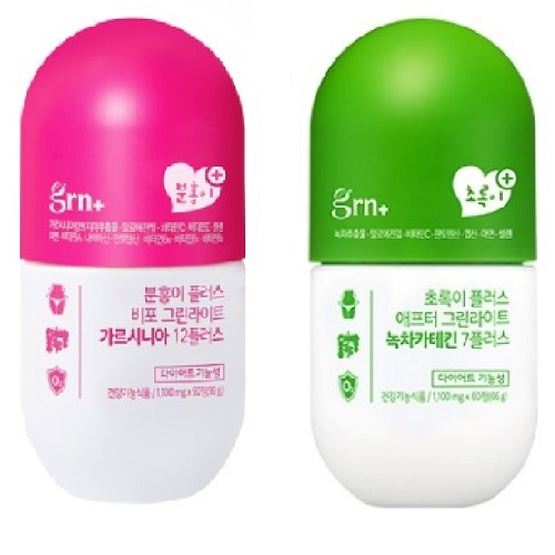 의외로 인기있는 grn+ 시즌2 업그레이드 분홍이+초록이, 60정, 1100mg, 1set 좋아요 의외로 인기있는 grn+ 시즌2 업그레이드 분홍이+초록이, 60정, 1100mg, 1set 좋아요