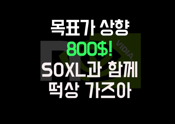 [해외 주식] 목표가 상향 800$! / AI 주인공 누구?