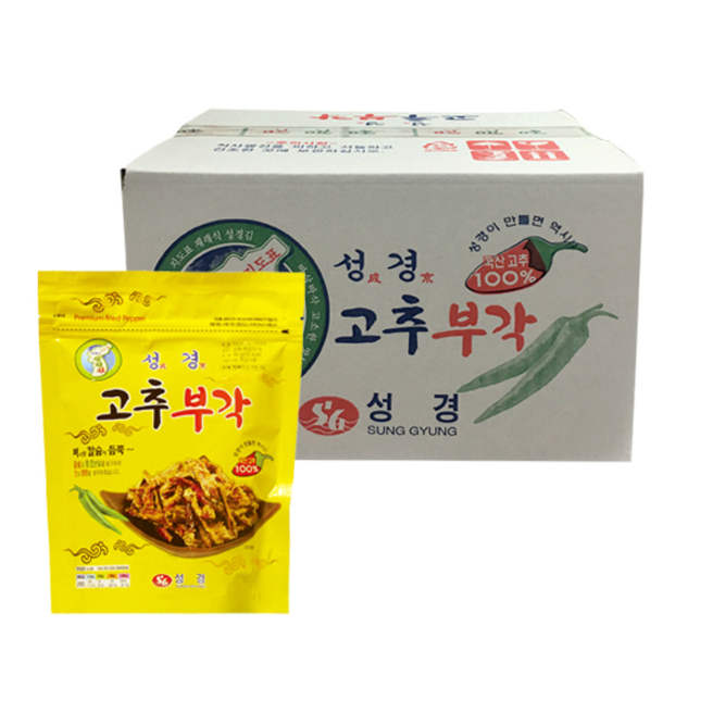 잘팔리는 성경식품 지도표 성경 고추부각, 60g, 10개입 추천해요