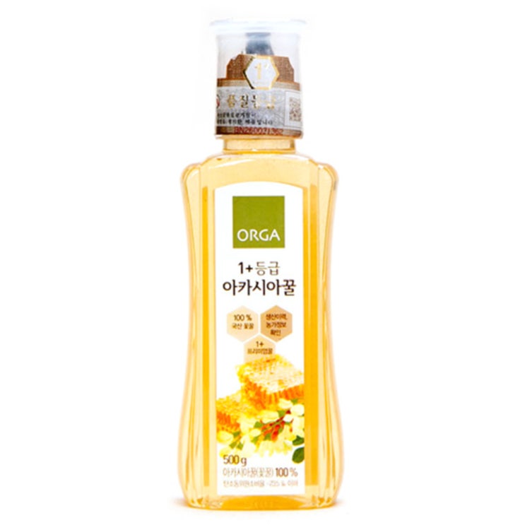 구매평 좋은 ORGA 1+등급 아카시아꿀, 500g, 1개 좋아요 구매평 좋은 ORGA 1+등급 아카시아꿀, 500g, 1개 좋아요