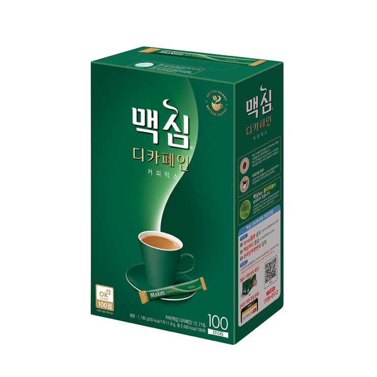 가성비 뛰어난 맥심 디카페인 커피믹스, 100개입, 1개 좋아요 가성비 뛰어난 맥심 디카페인 커피믹스, 100개입, 1개 좋아요