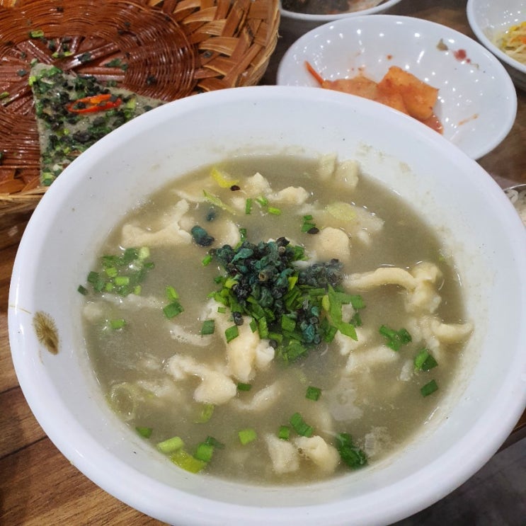  화순 - 사평 다슬기 수제비