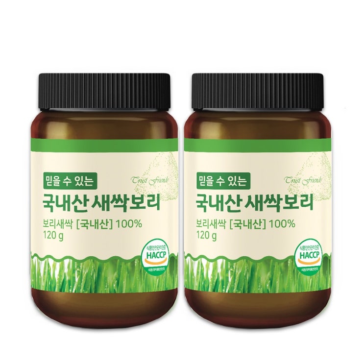 인기 많은 믿을 수 있는 국내산 새싹보리 분말 가루 120g, 2통 추천해요