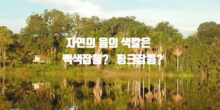  소리에 색깔을 입히다 : 백색잡음 & 핑크잡음