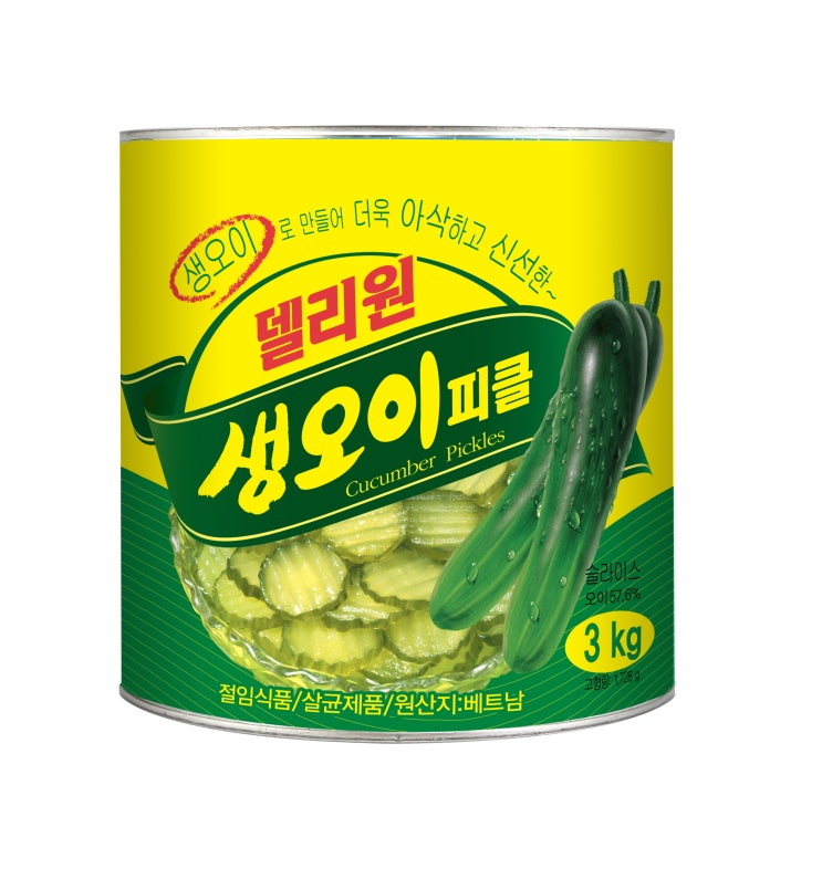 가성비 좋은 오뚜기 델리원 생 오이피클, 3kg 좋아요 가성비 좋은 오뚜기 델리원 생 오이피클, 3kg 좋아요